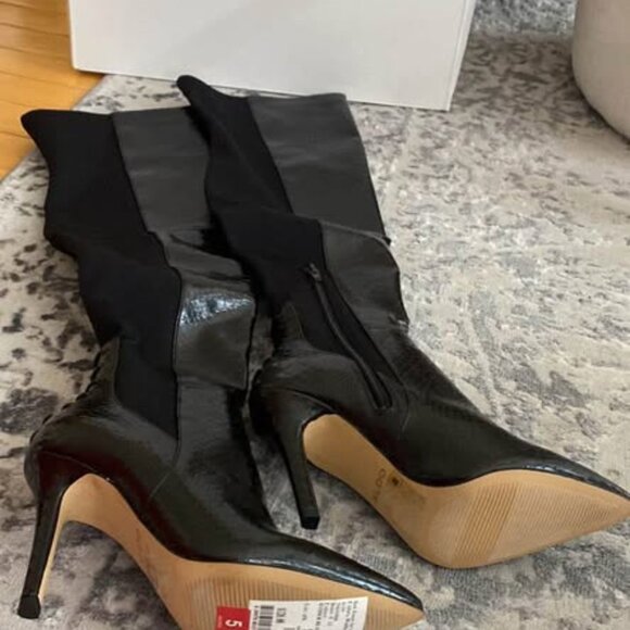 Black Aldo Boots, Size 5 - Picture 2 of 2